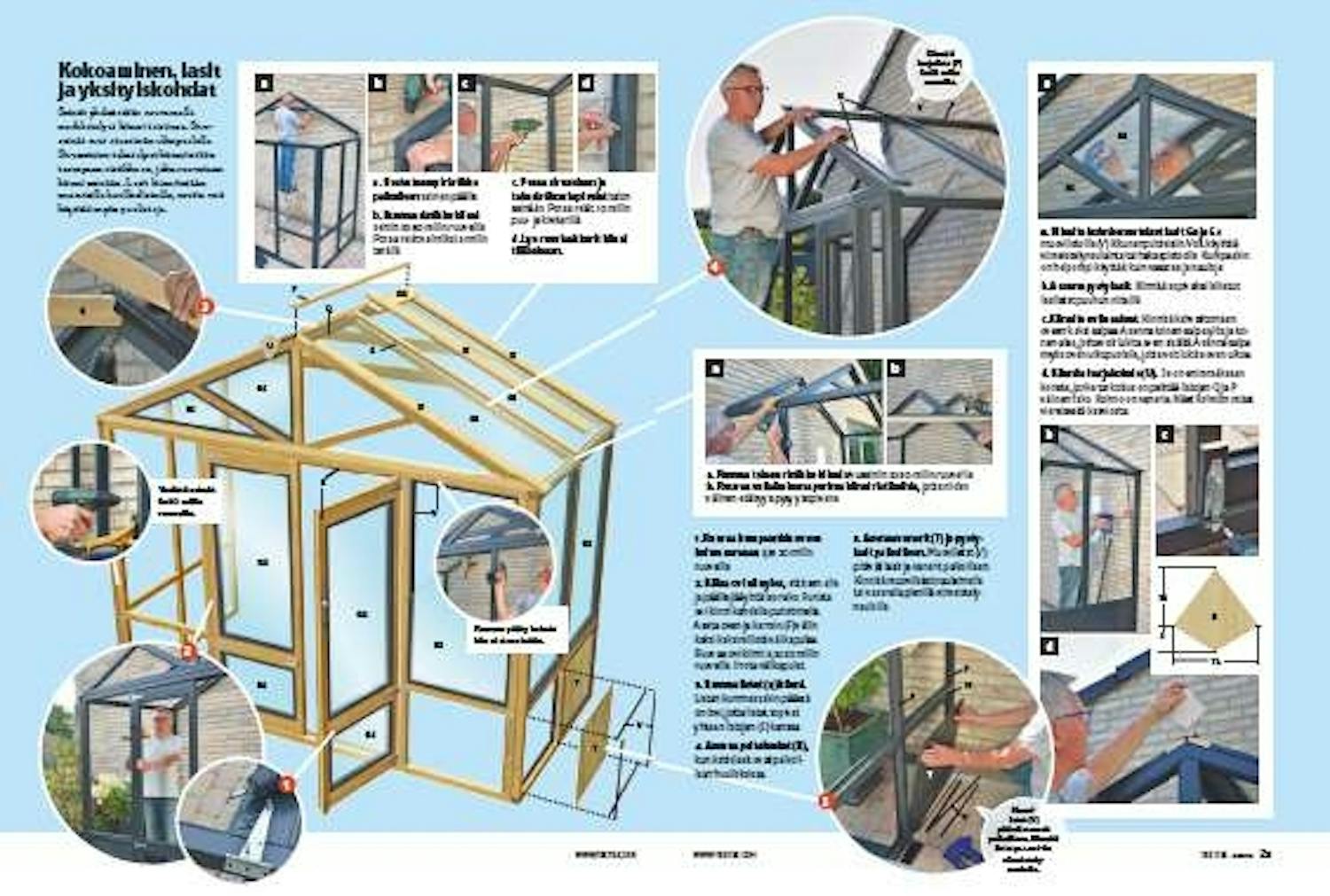 Päätykasvihuoneessa: Helppo päätykasvihuone vain 600 € Päätykasvihuoneessa: Helppo päätykasvihuone vain 600 €